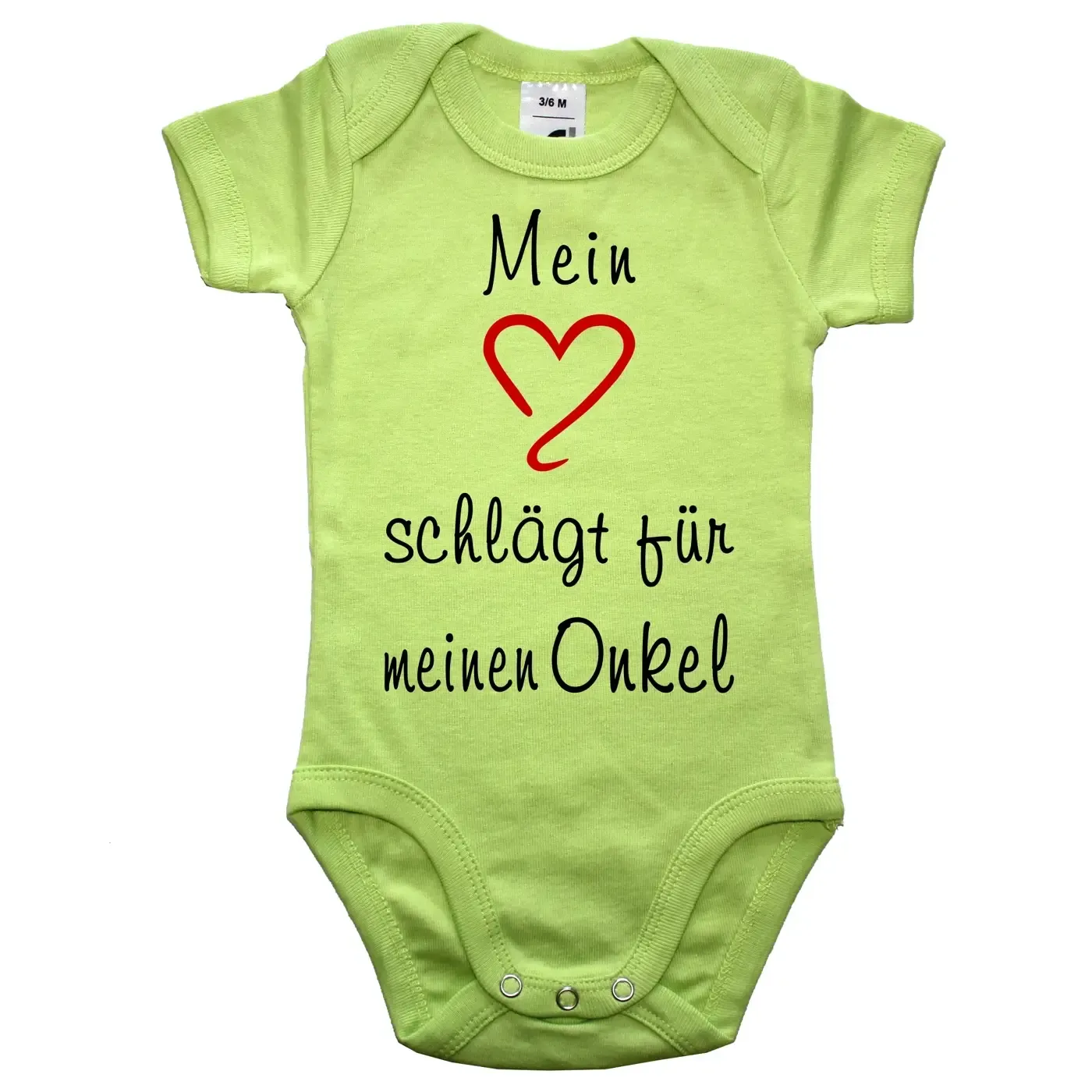 Baby-Body mit Onkel