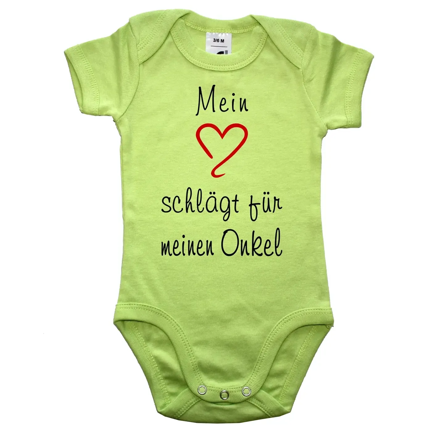 Baby‑Body „Mein Herz schlägt für Papa“ mit Herz Symbol