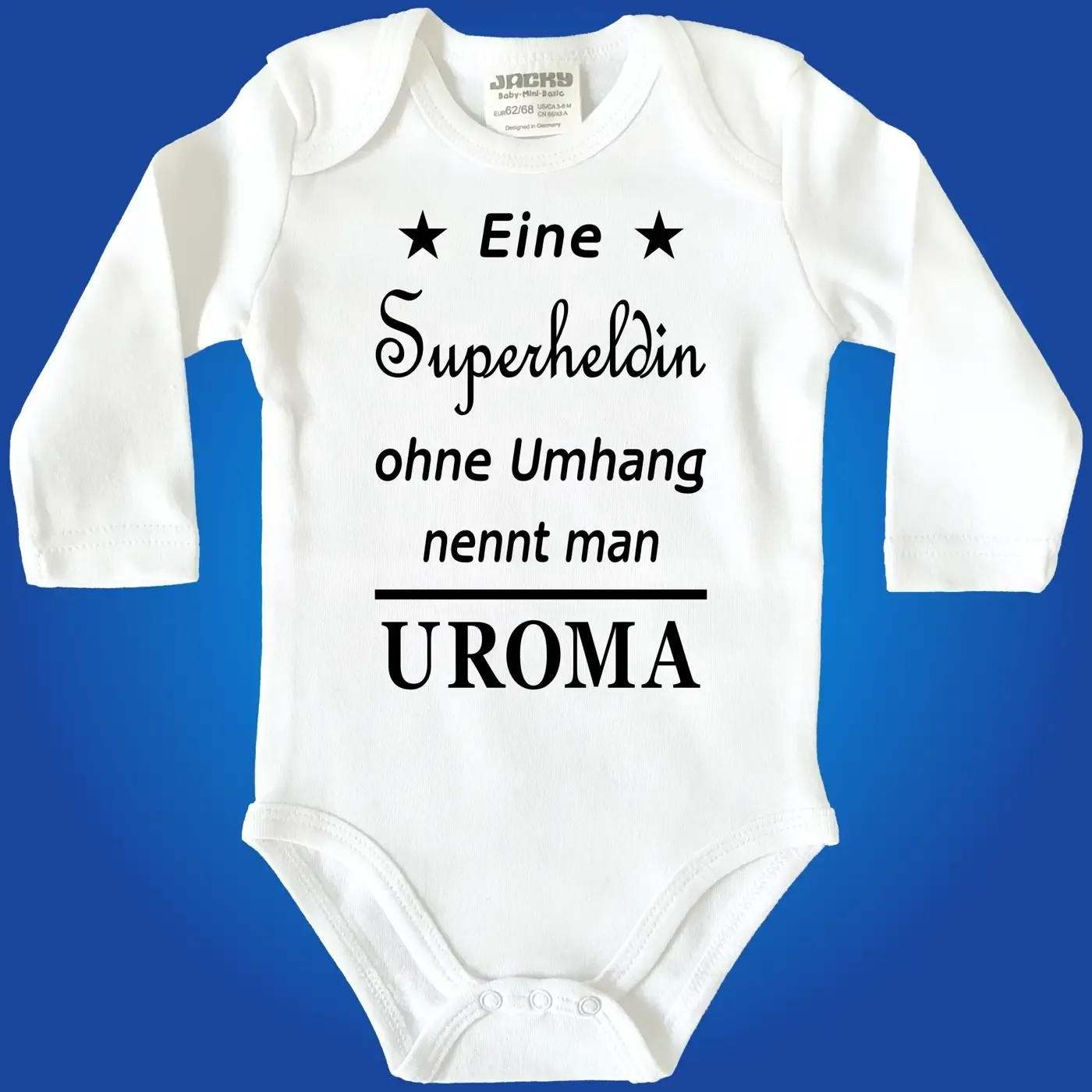 Babybody Superhelden Design für Uropa