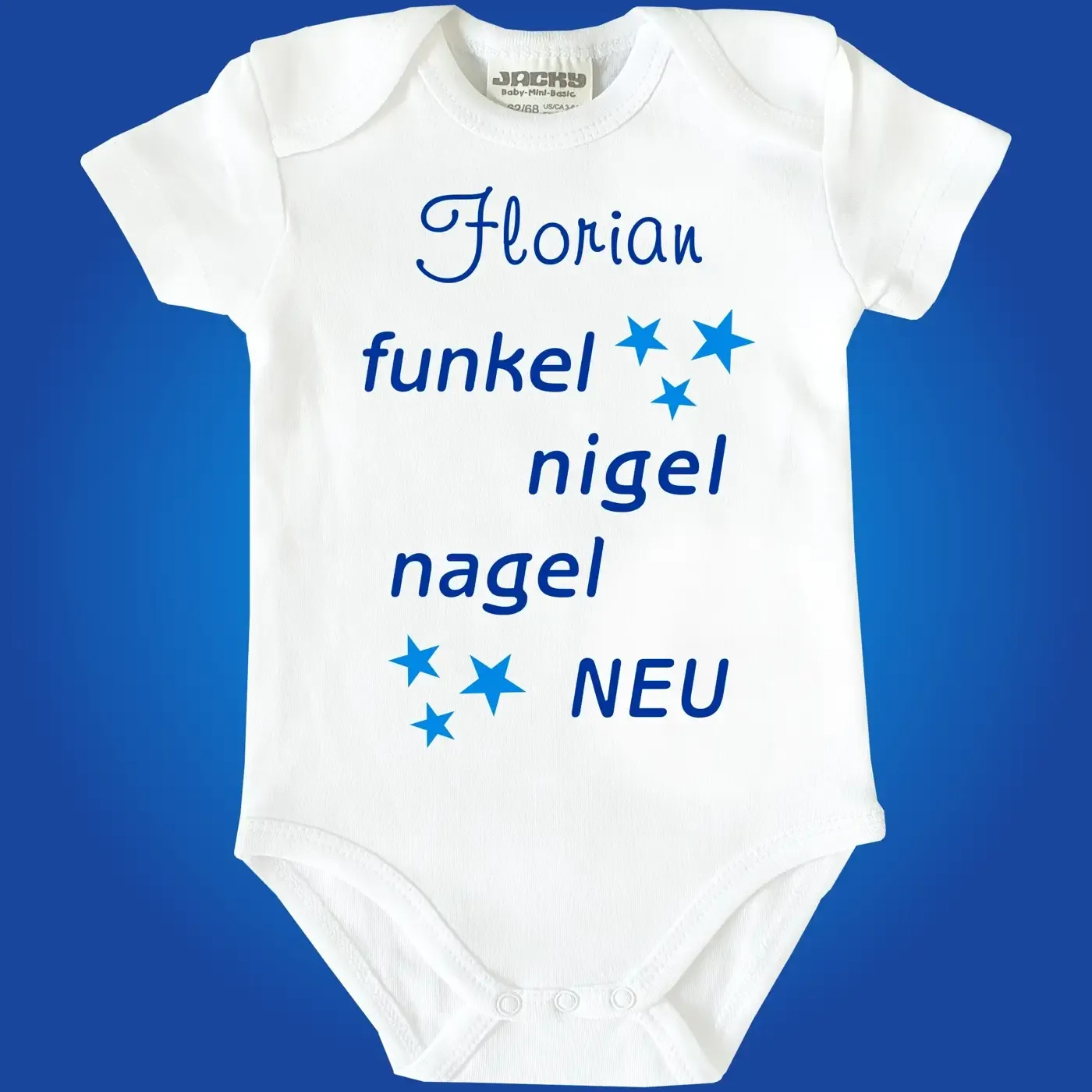 Personalisierter Baby‑Body zur Geburt