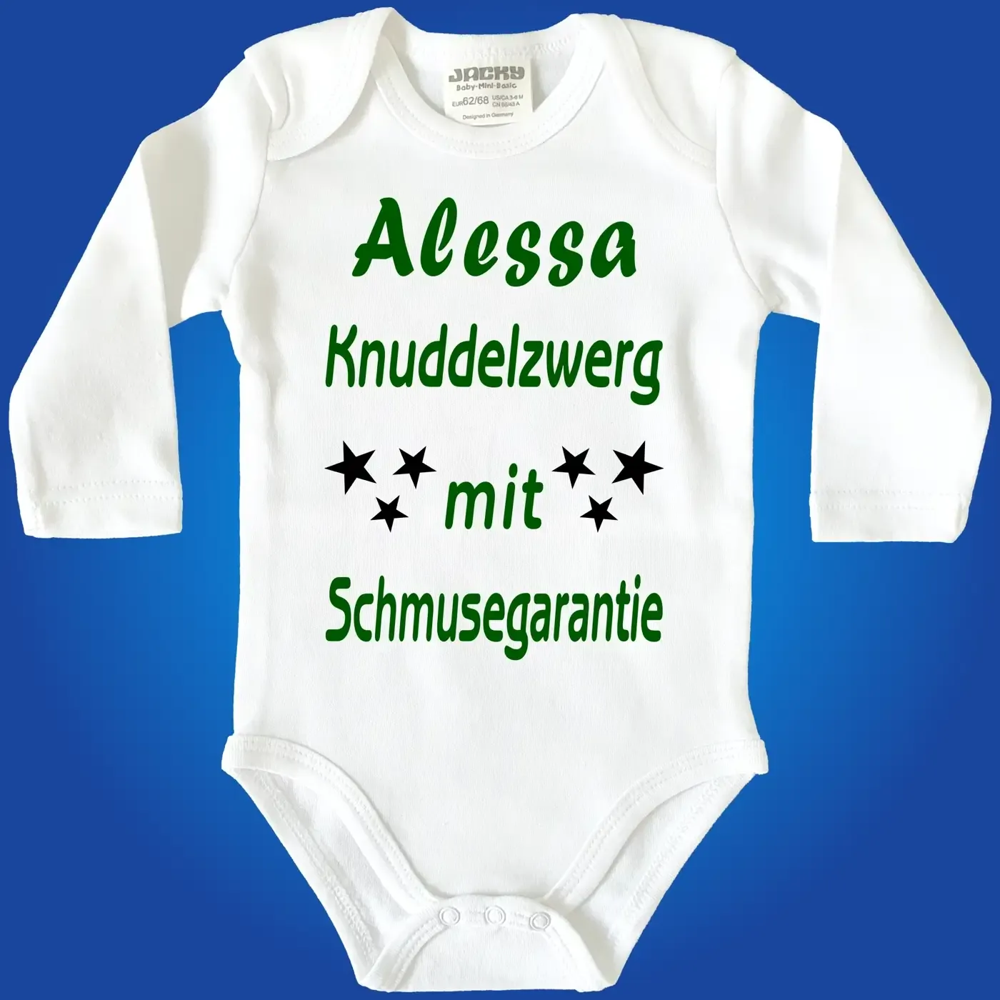 Baby-Body mit Wunschname Prsonalisiert