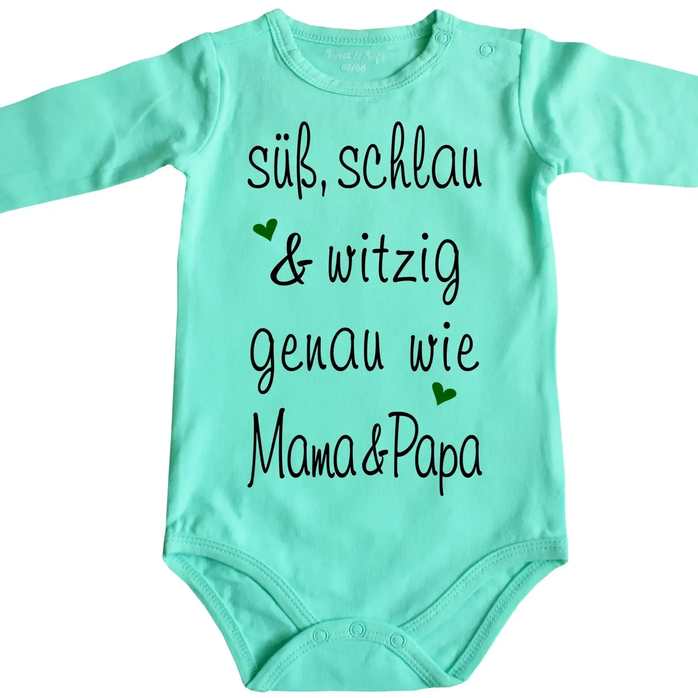 Baby-Body mit lustigem Spruch
