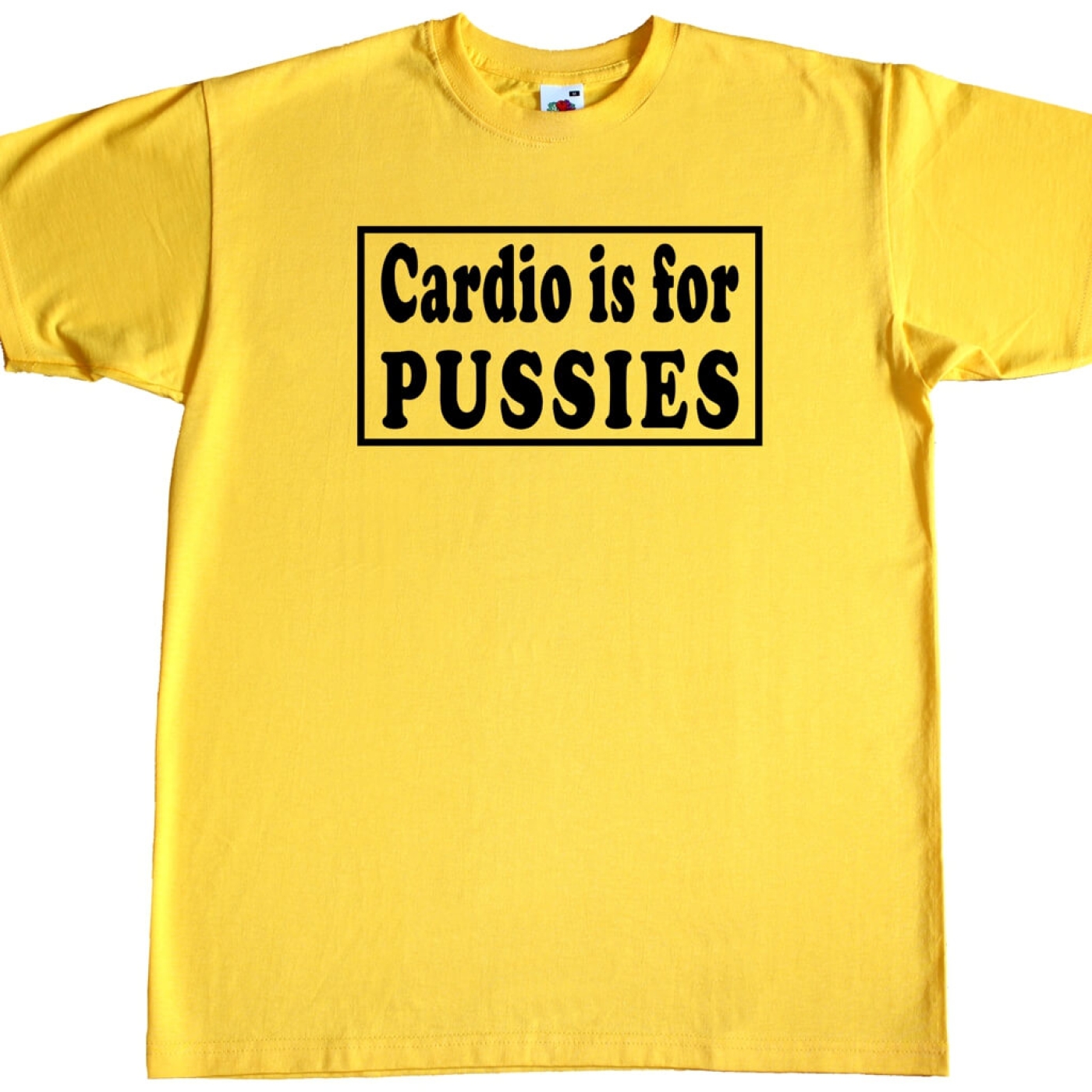Fun Herren T-Shirt - Cardio is for Pussies
