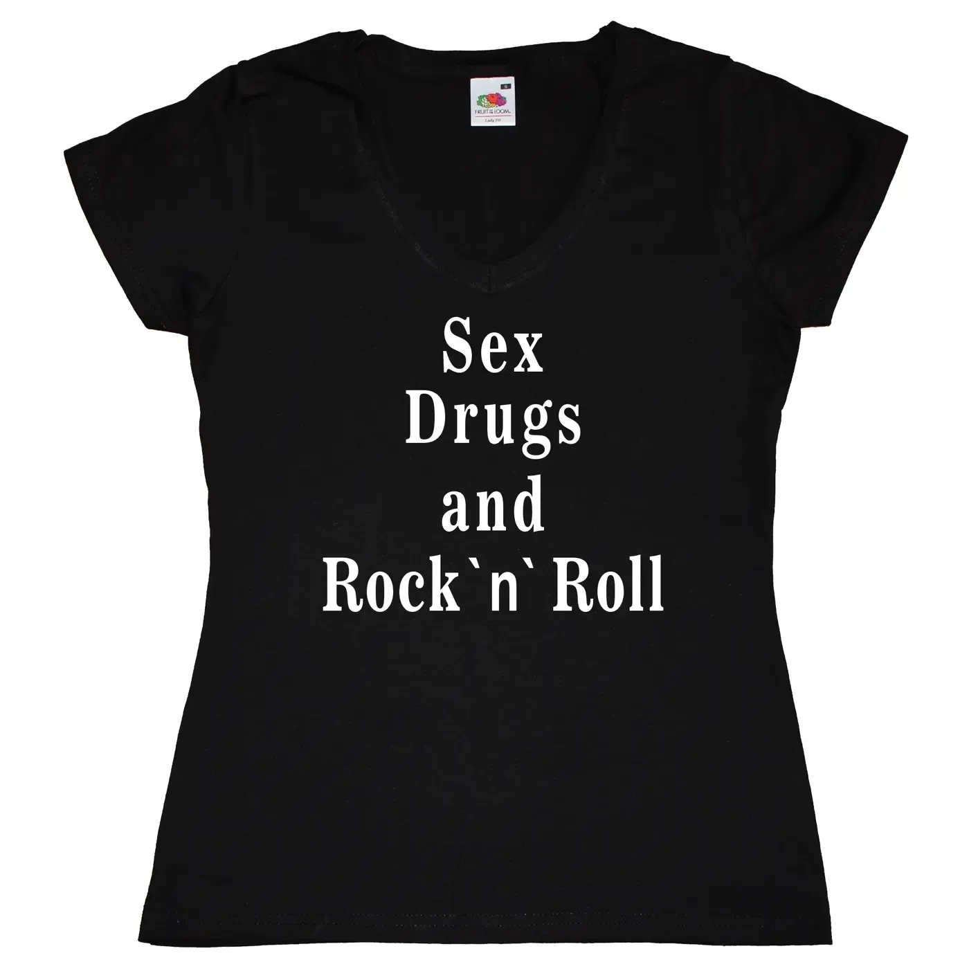 Damen T-Shirt mit Druck Rock 'n' Roll