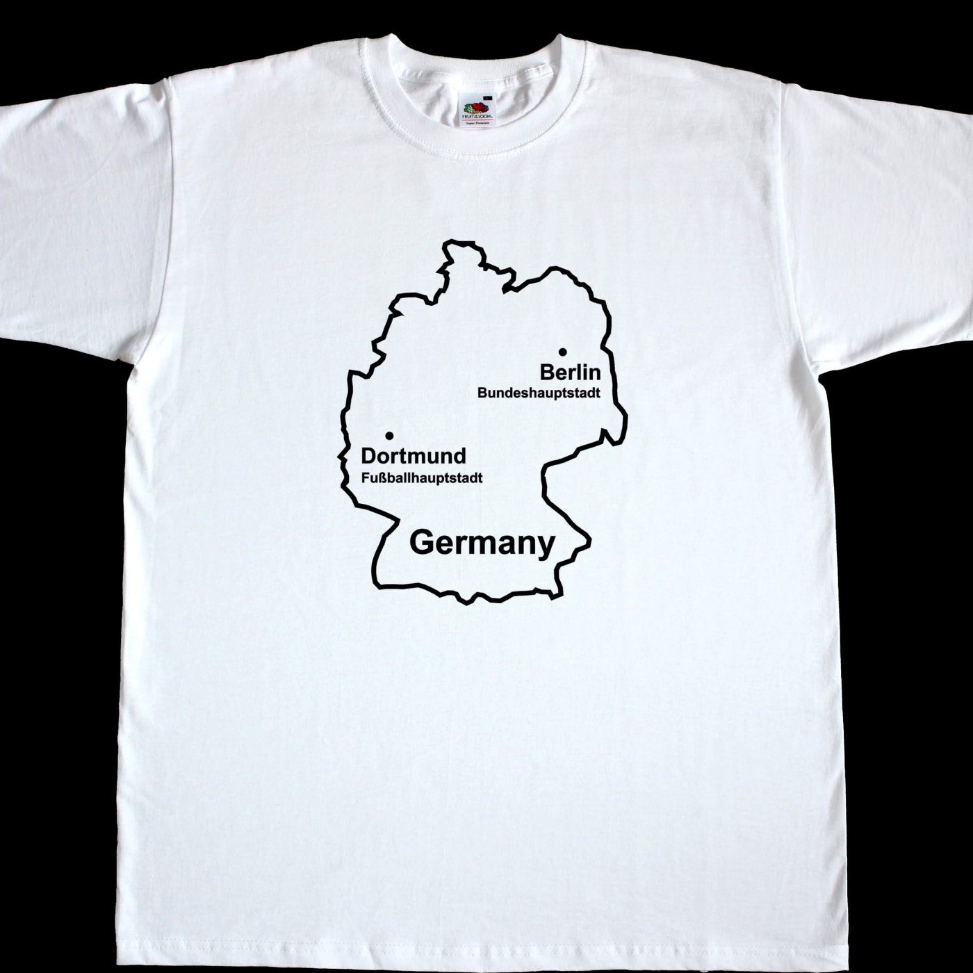 Fun Herren T-Shirt - Fußballhauptstadt Dortmund