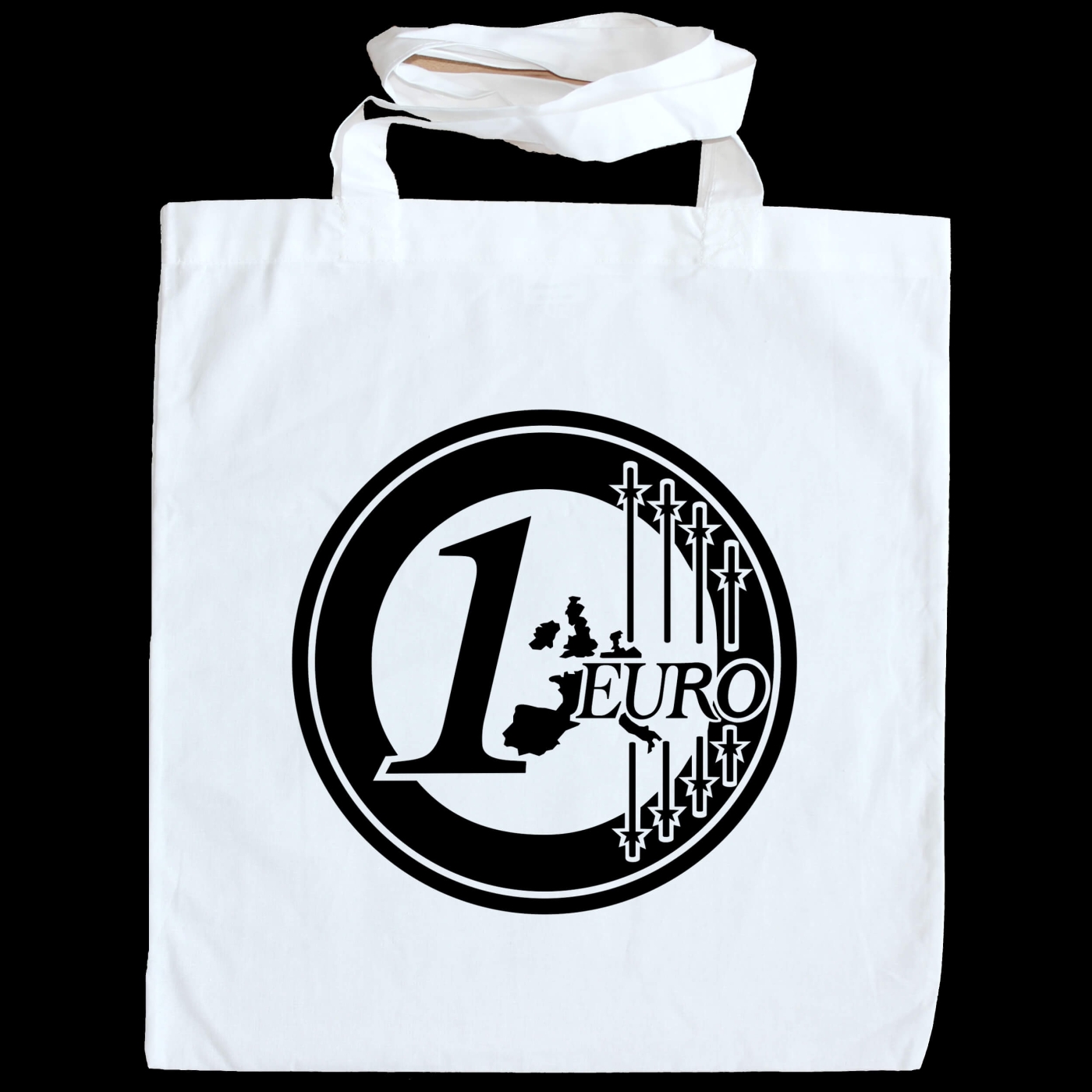 Tragetasche - Stofftasche - Euro Münze