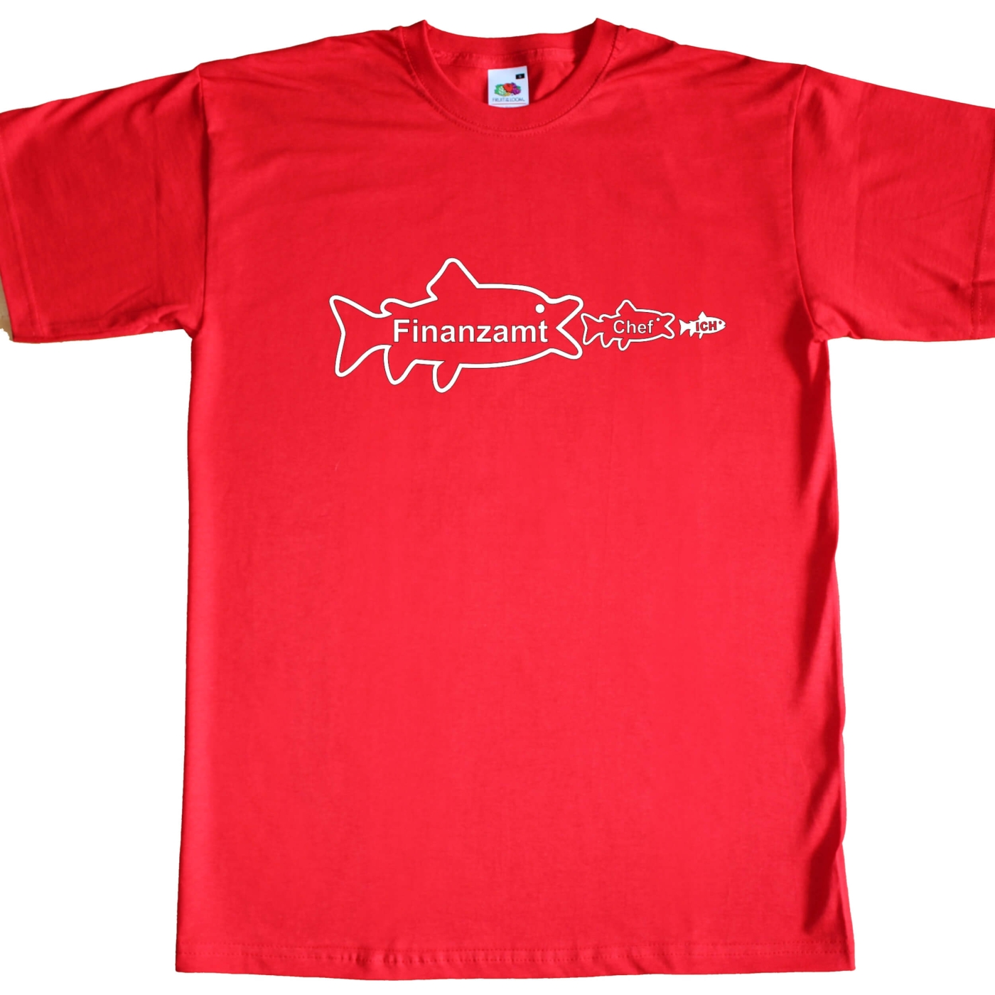 Fun Herren T-Shirt - Kleine Fische fressen