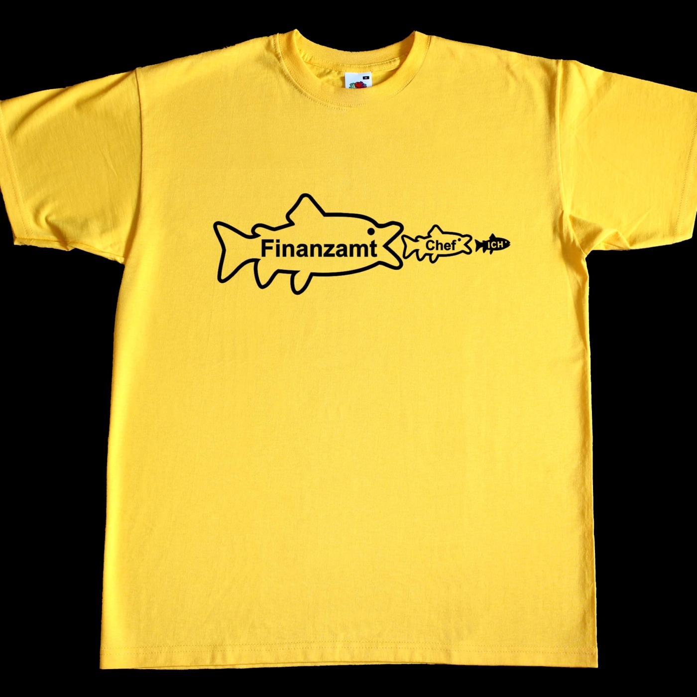 Fun Herren T-Shirt - Kleine Fische fressen