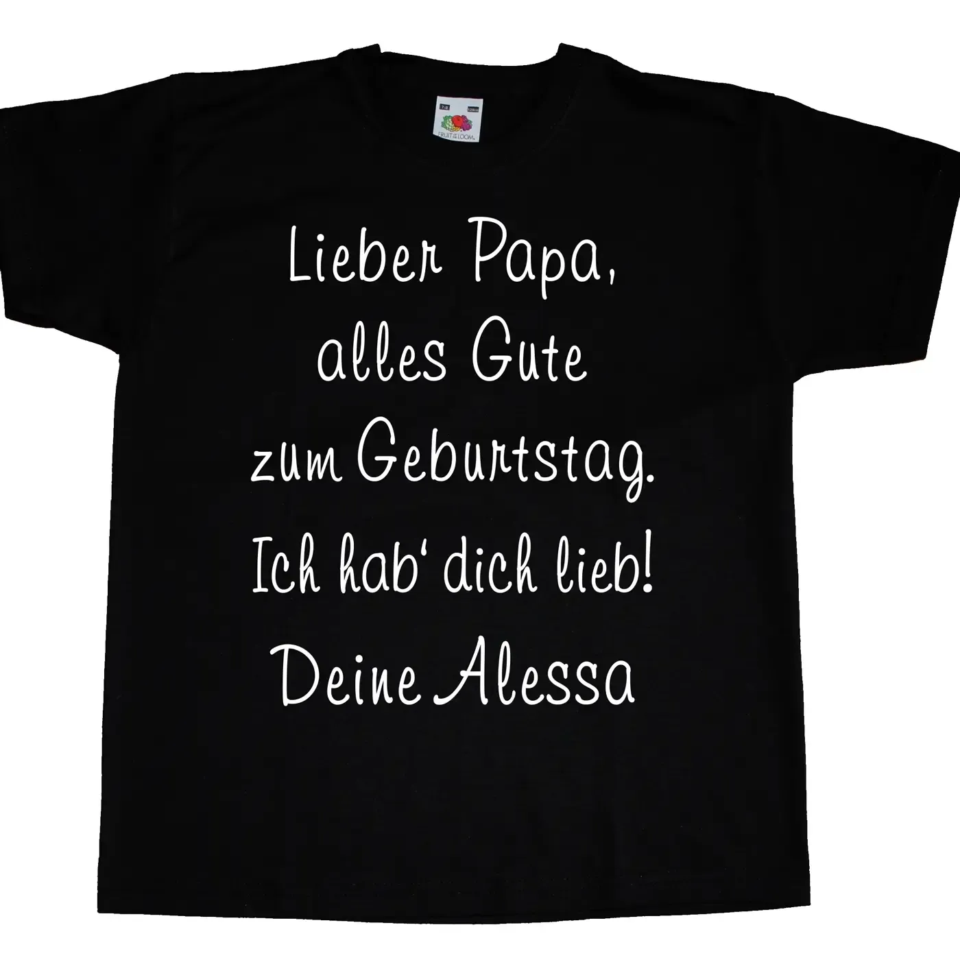 Kinder Shirt „Happy Birthday liebe Mama – Ich hab dich lieb“