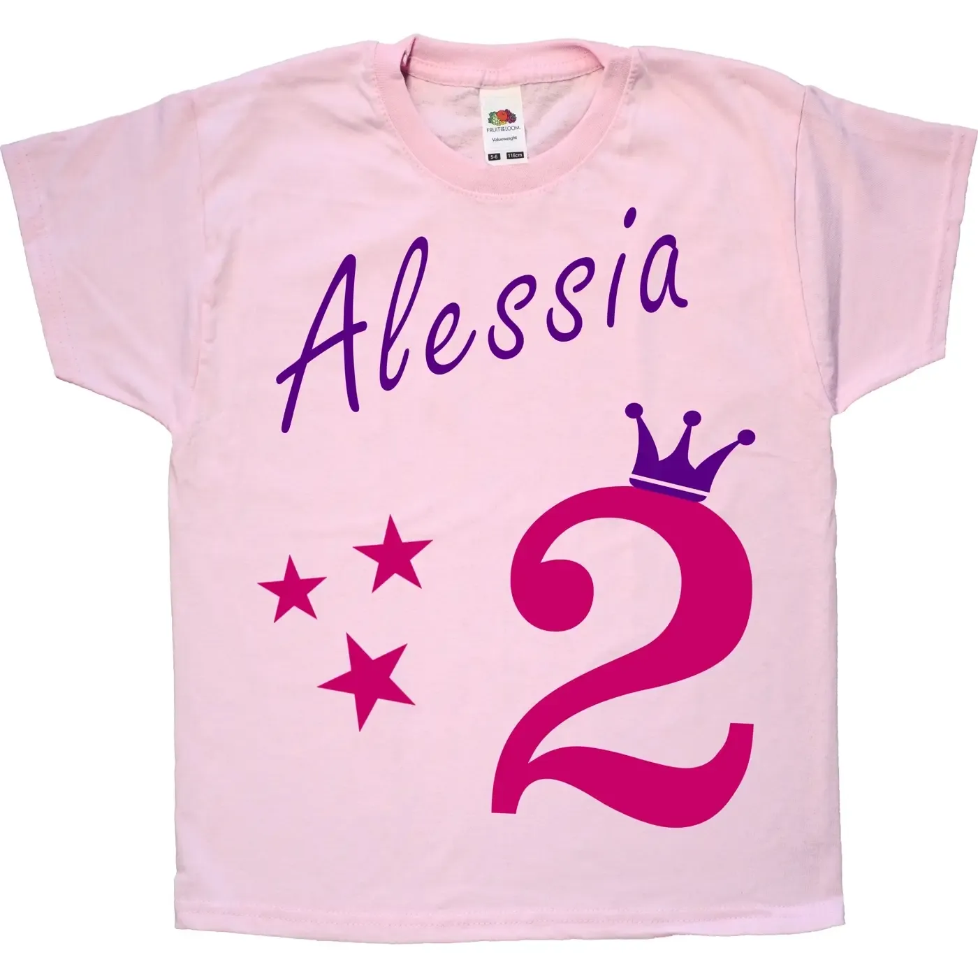 Kinder T-Shirt zum Geburtstag mit Wunschname