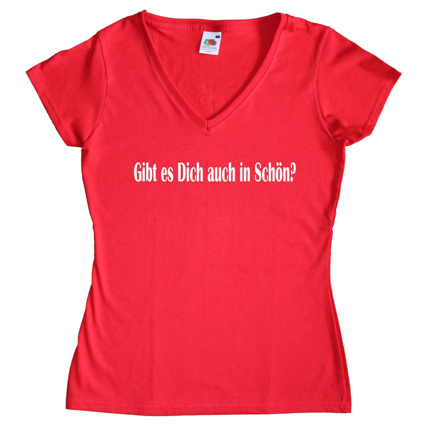 Damen V T-Shirt - Gibt es Dich auch in schön