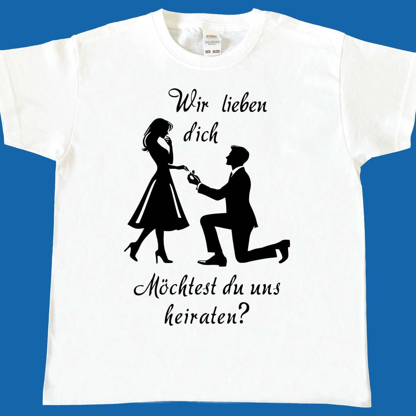 Kinder T-Shirt Hochzeitsantrag