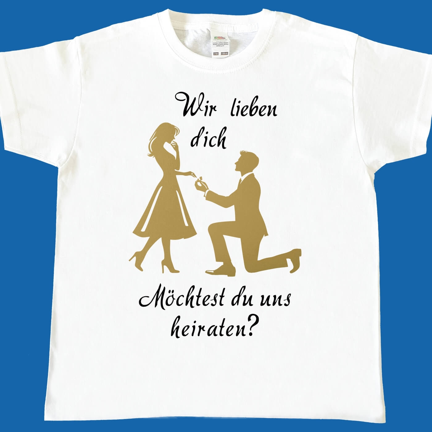 Kinder T-Shirt Heiratsantrag