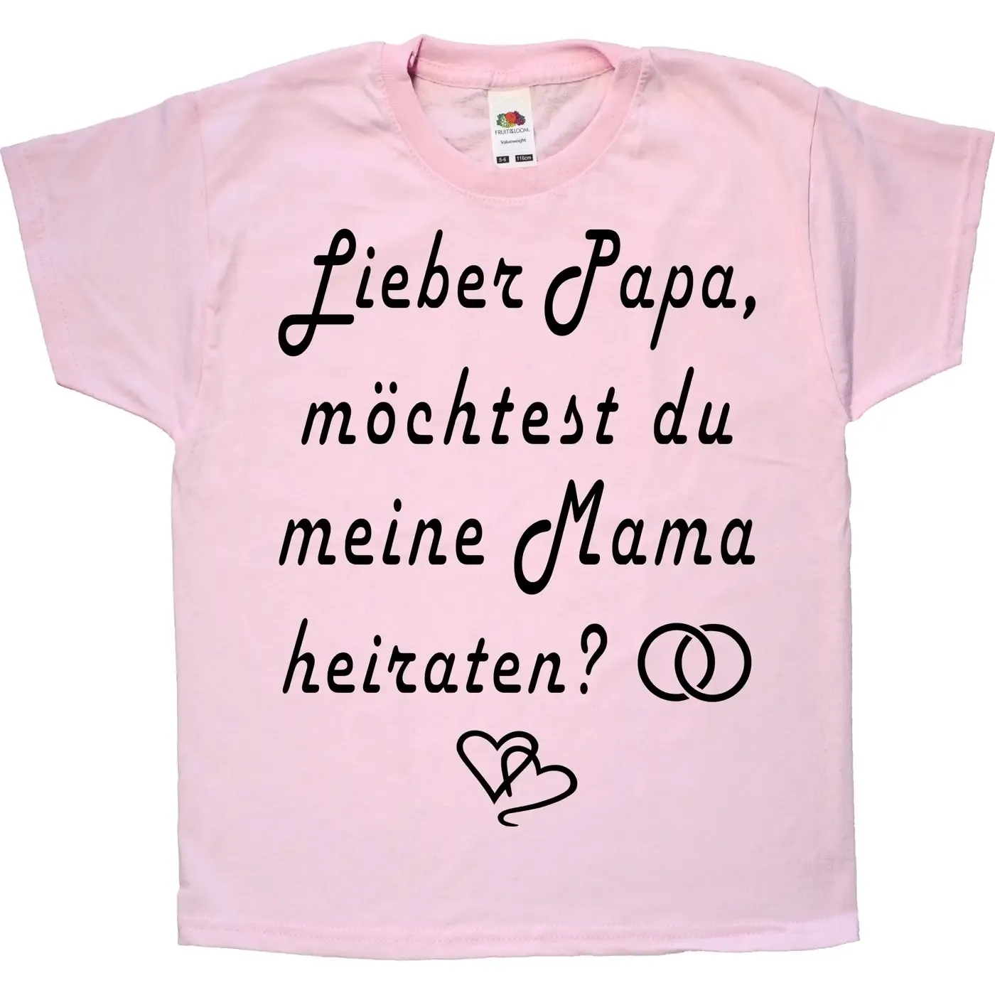 Kinder T-Shirt Hochzeitsantrag