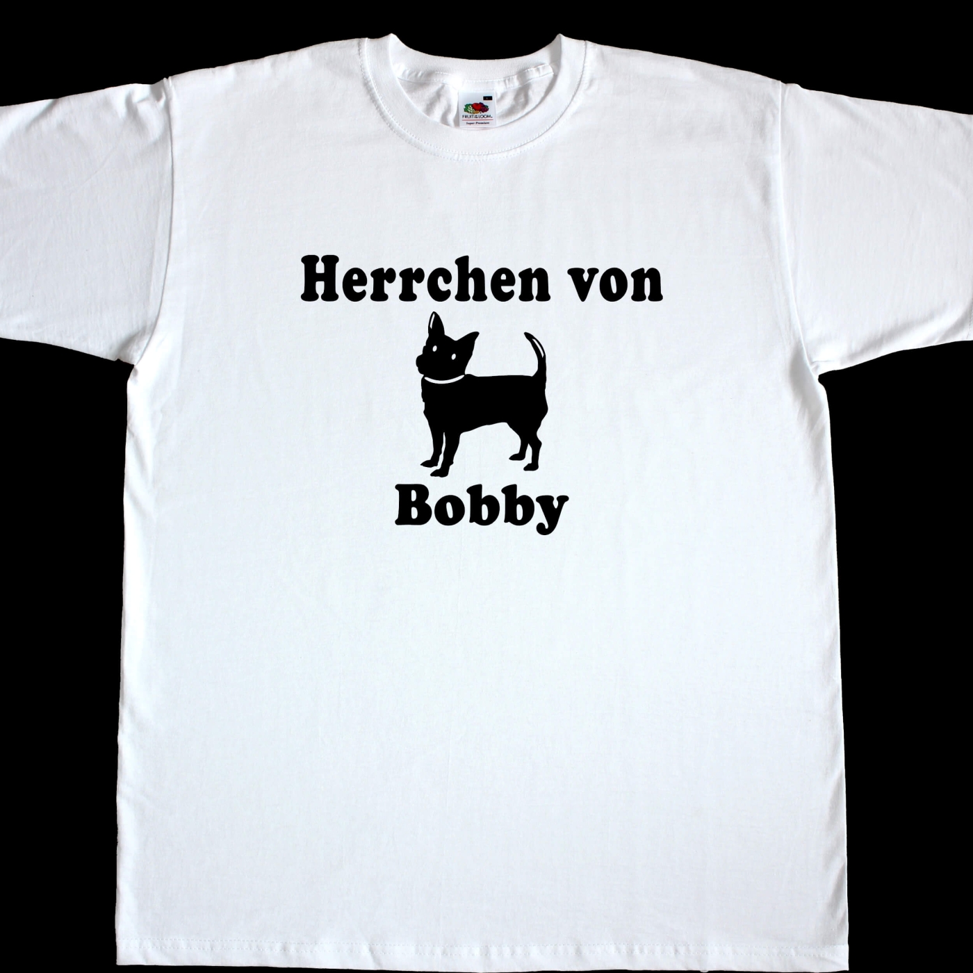 Fun Herren T-Shirt Herrchen von (Name)
