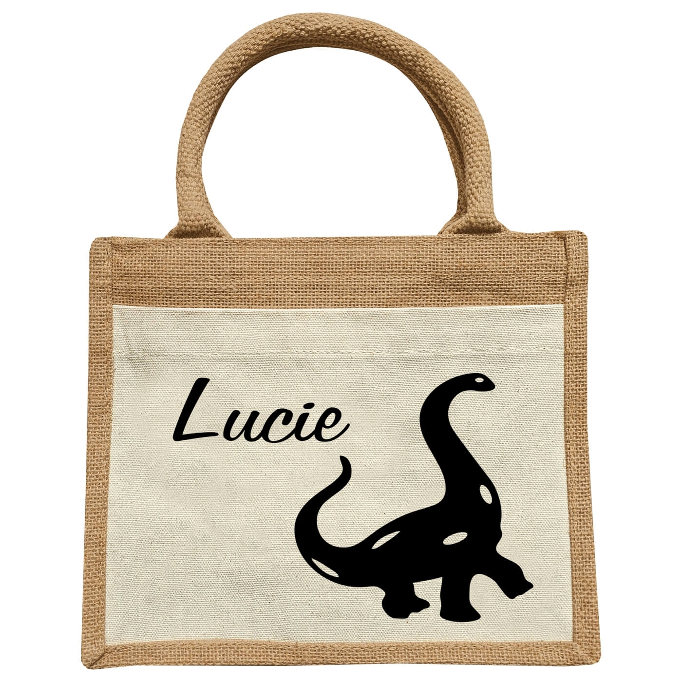 Kinder Jute Tasche mit Dino