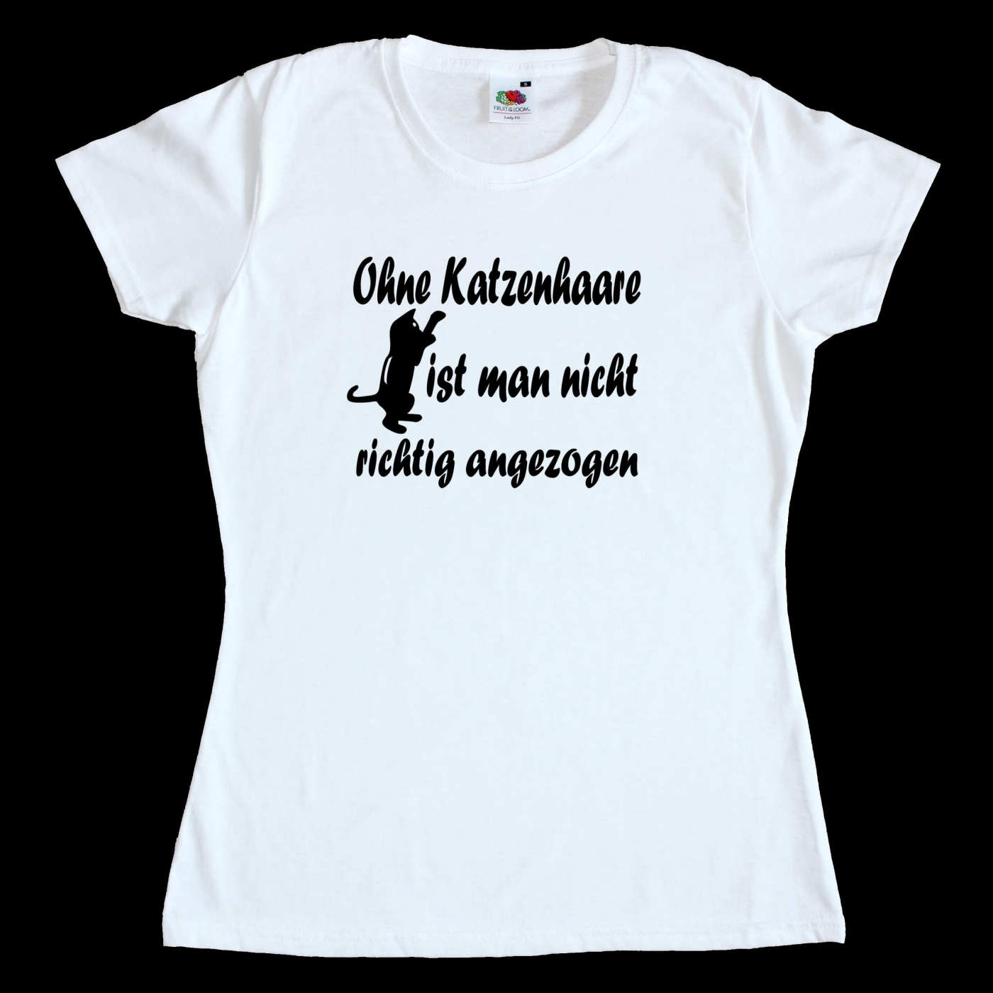 Fun Damen T-Shirt - Ohne Katzenhaare