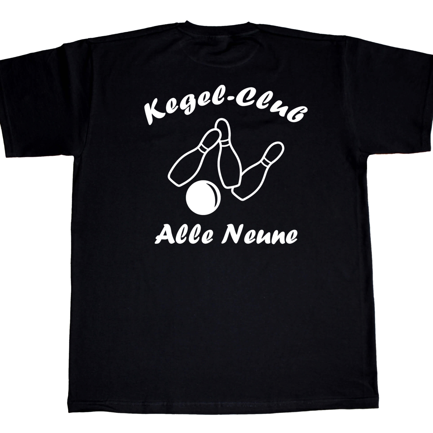 Herren T-Shirt für Bowling- und Kegelvereine