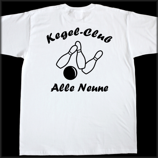 Damen T-Shirt für Bowling- Kegelvereine
