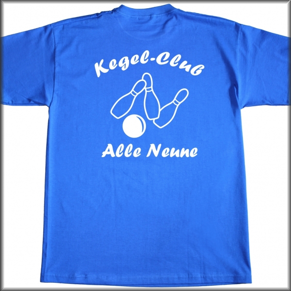 Damen T-Shirt für Bowling- Kegelvereine