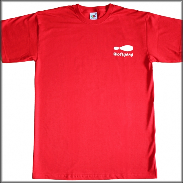 Herren T-Shirt für Bowling- und Kegelvereine