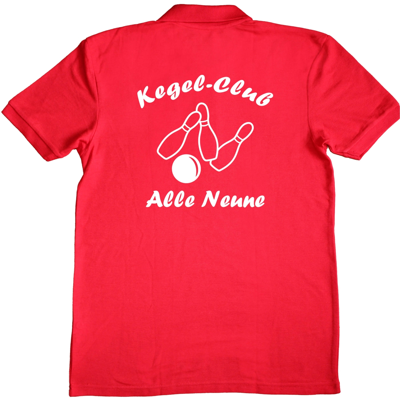 Poloshirt - Polohemd - Kegelverein - Bowling