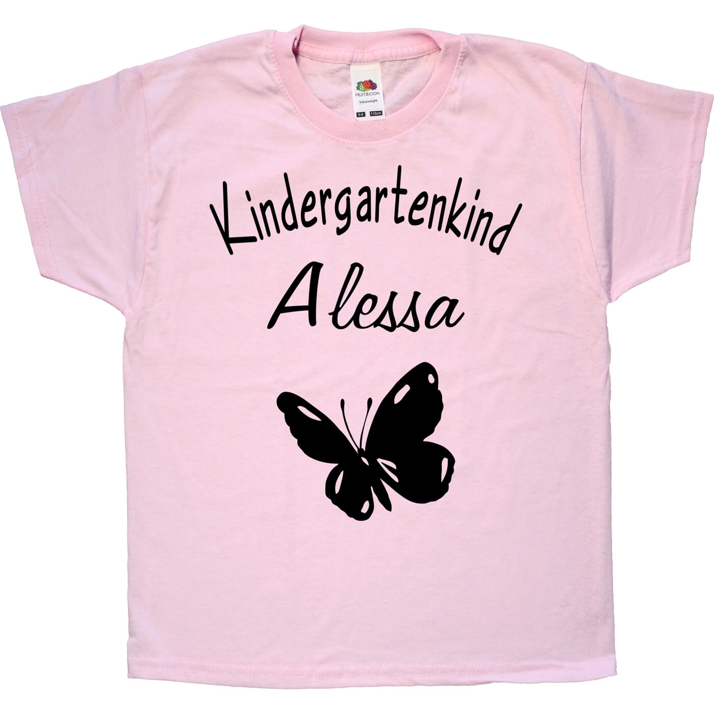 Kinder T-Shirt Kita mit Schmetterling