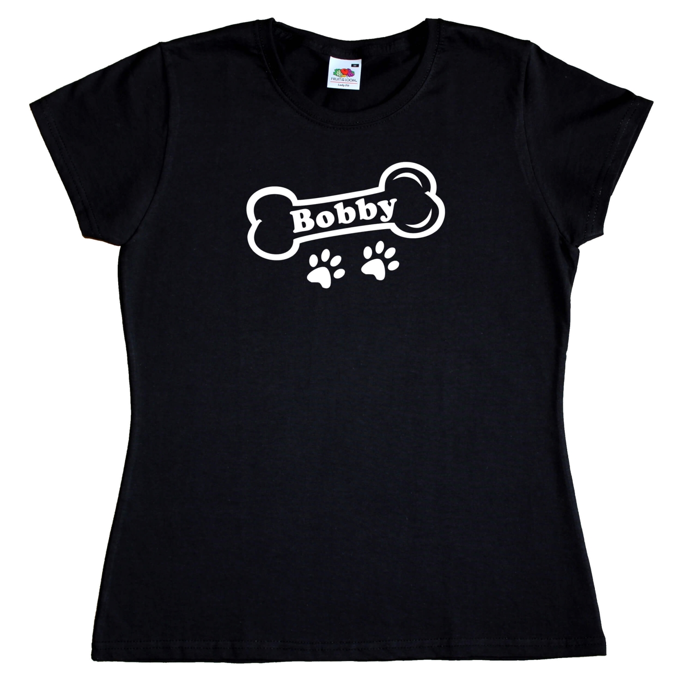Damen T-Shirt Hundeknochen