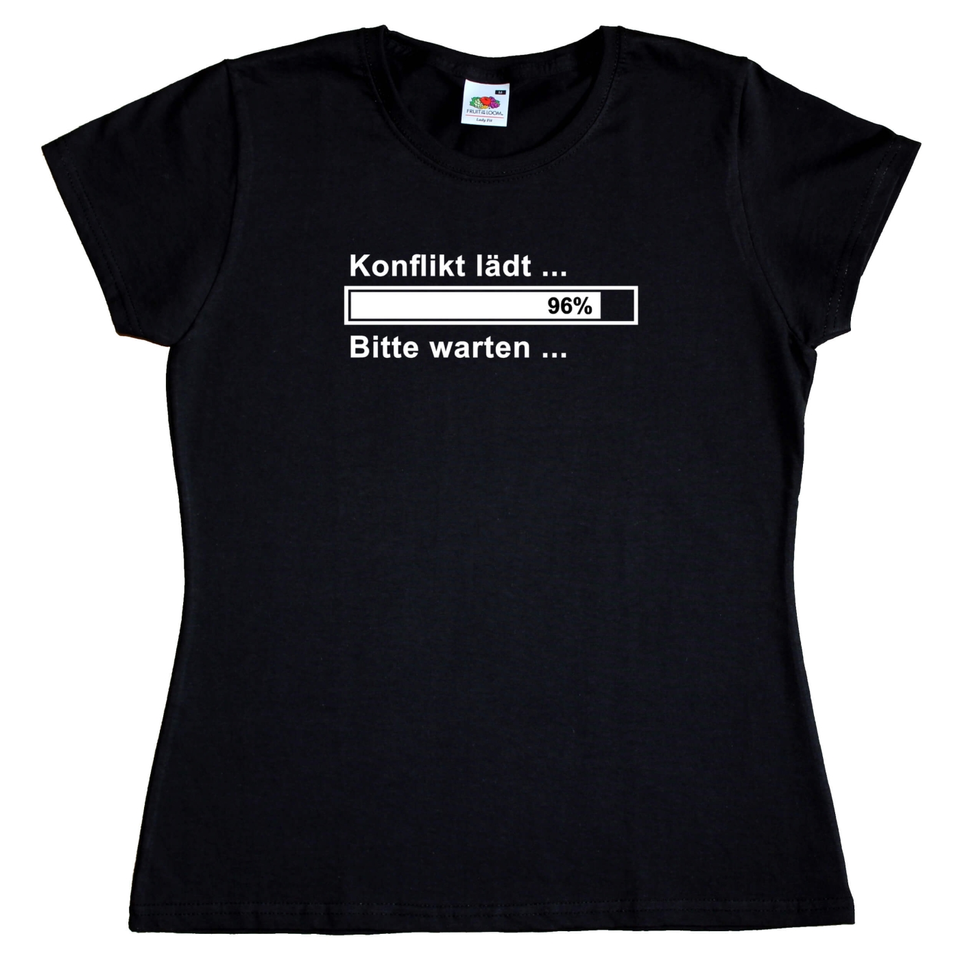 Damen T-Shirt - Konflikt lädt ... Bitte warten