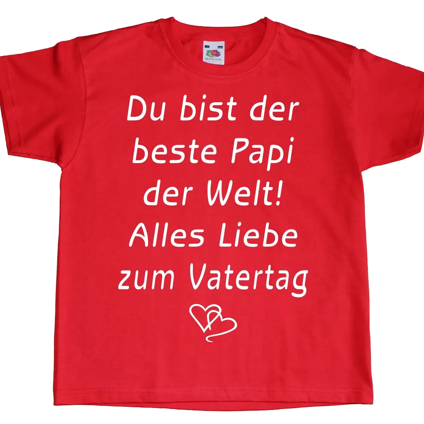 Kinder T-Shirt mit Aufdruck Vatertag
