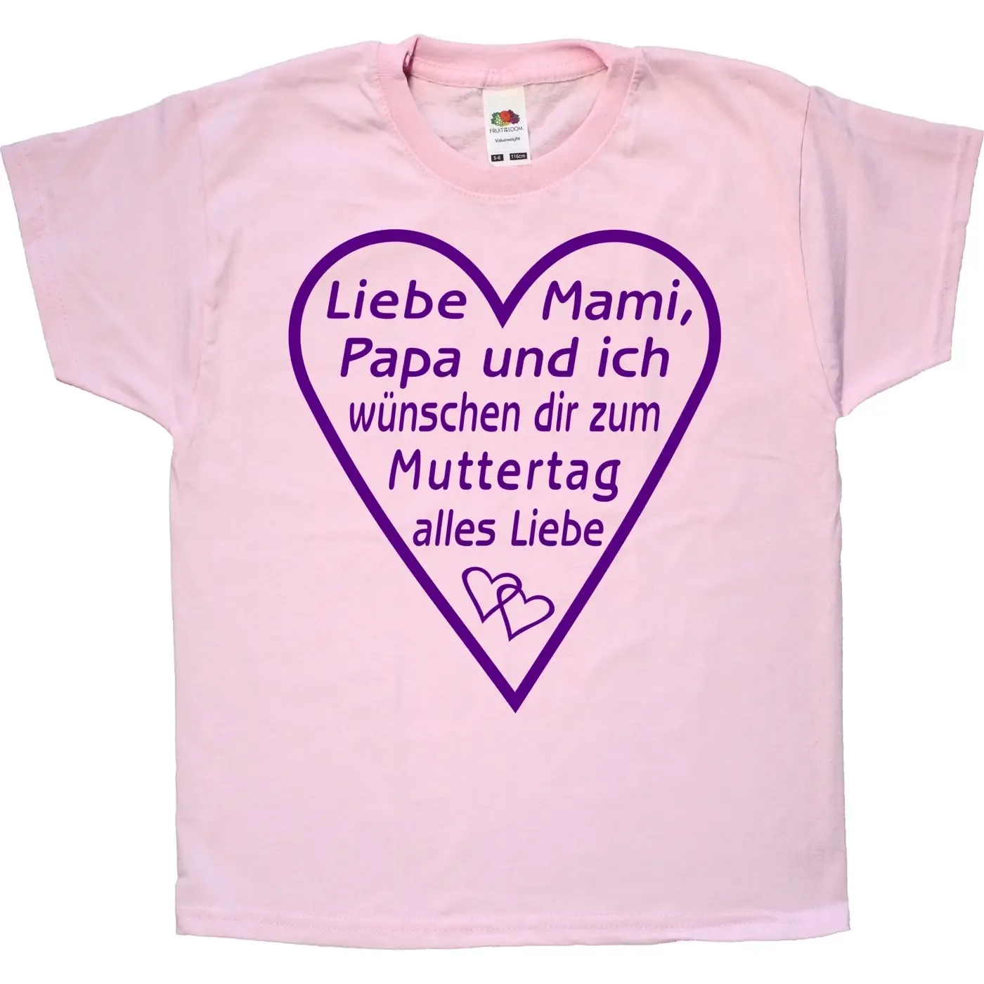 Kinder T-Shirt mit Vatertag - Muttertag