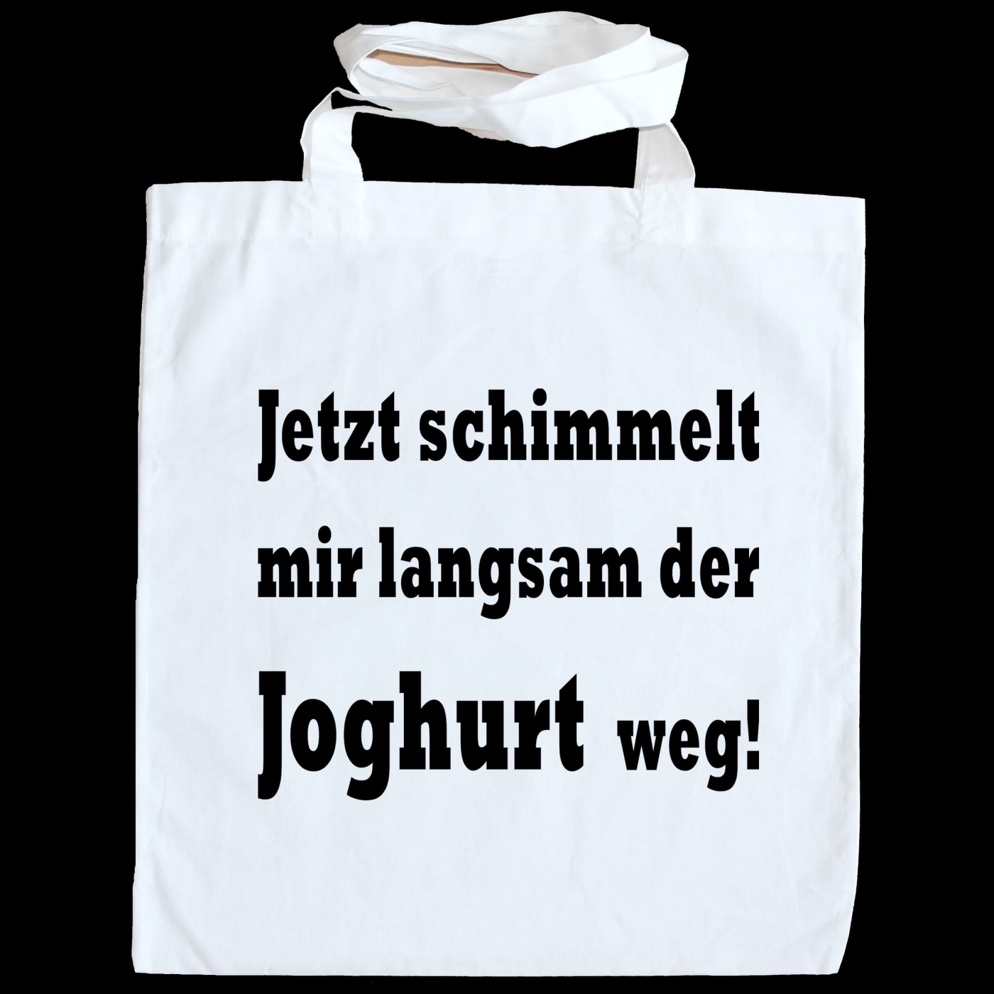 Tragetasche - Stofftasche - Joghurt schimmelt