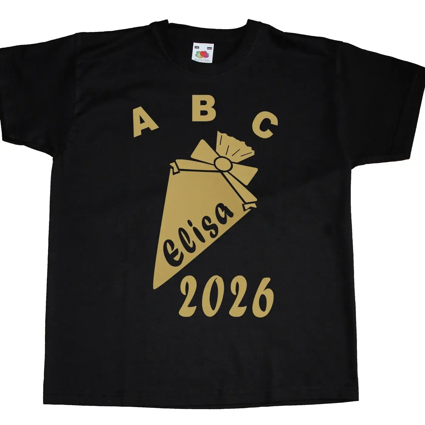 Kinder TShirt mit Aufdruck Einschulung