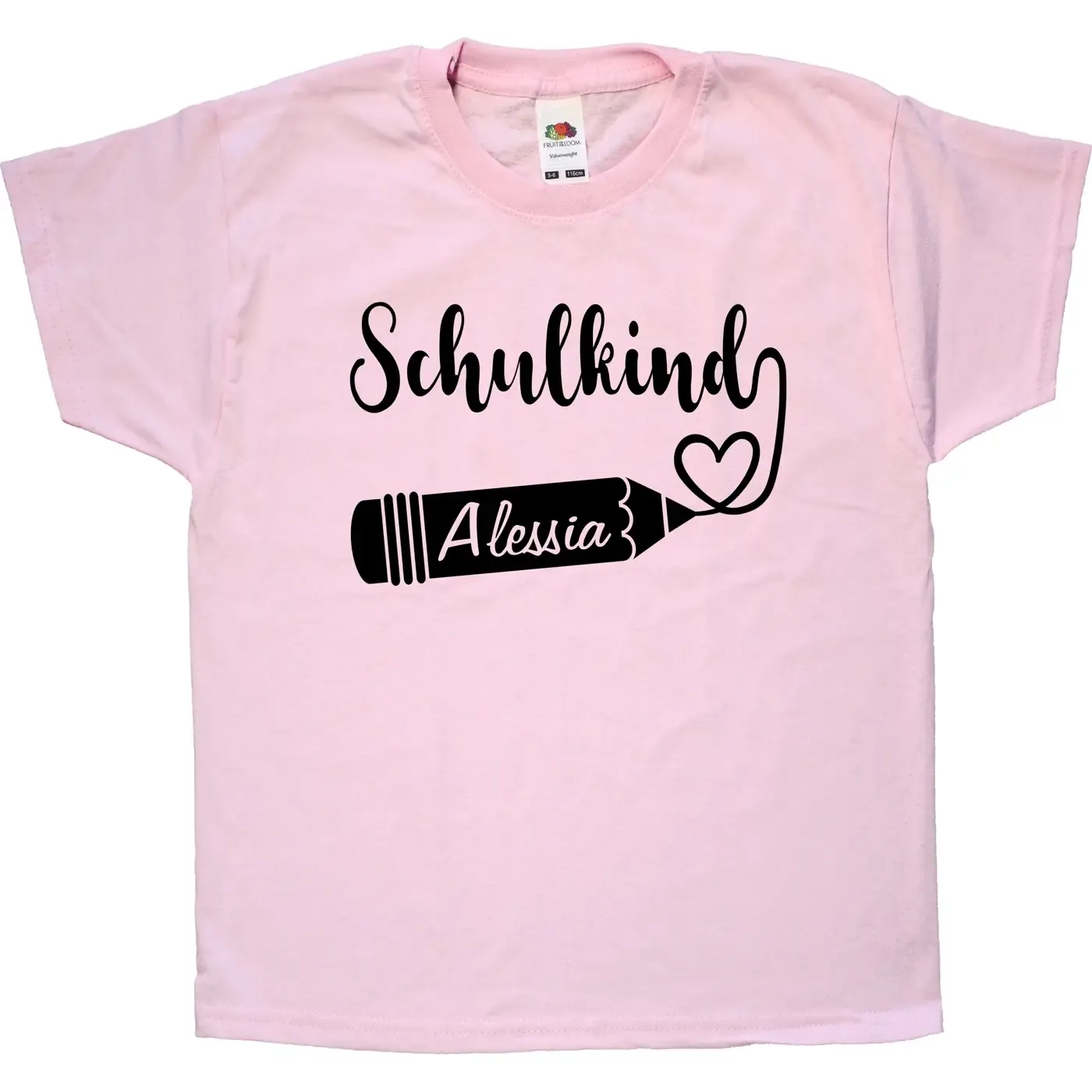 Kinder T‑Shirt Schulkind Design