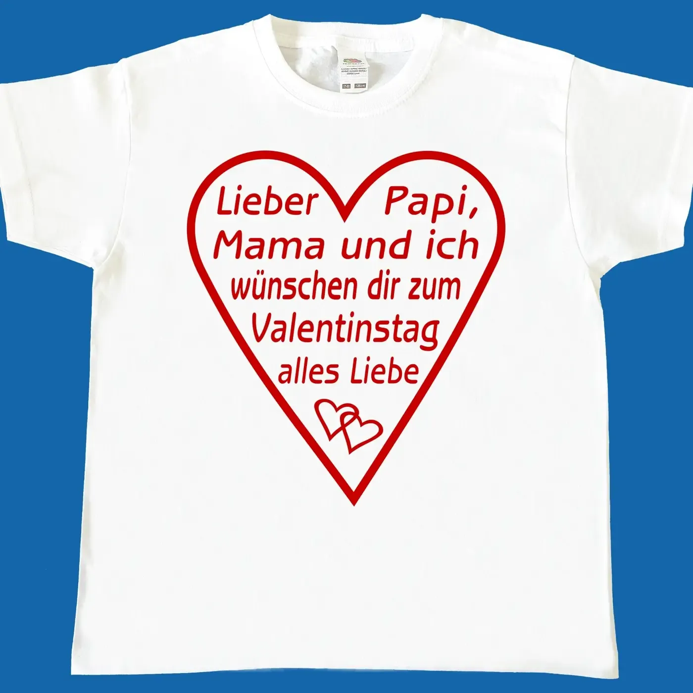 Kinder T-Shirt zum Valentinstag