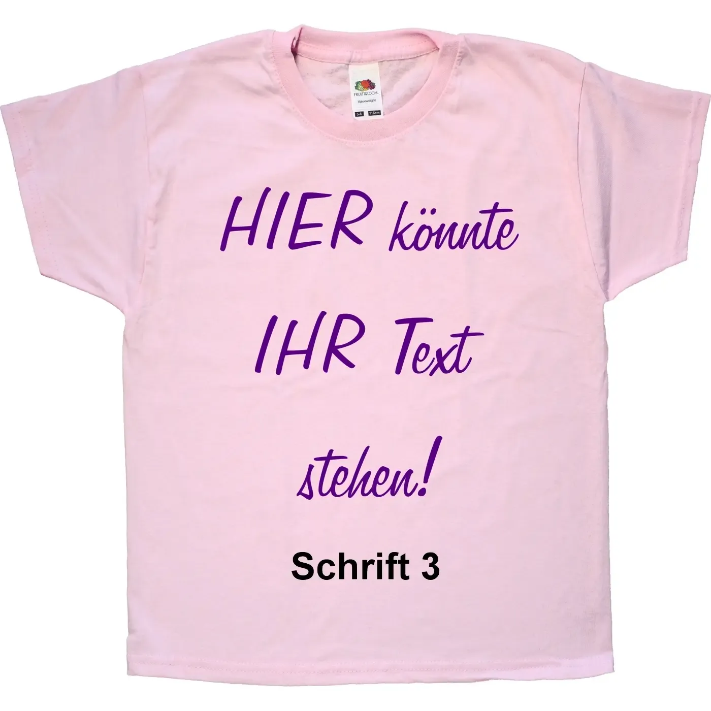 Kinder T-Shirt individuell - komplett personalisiert