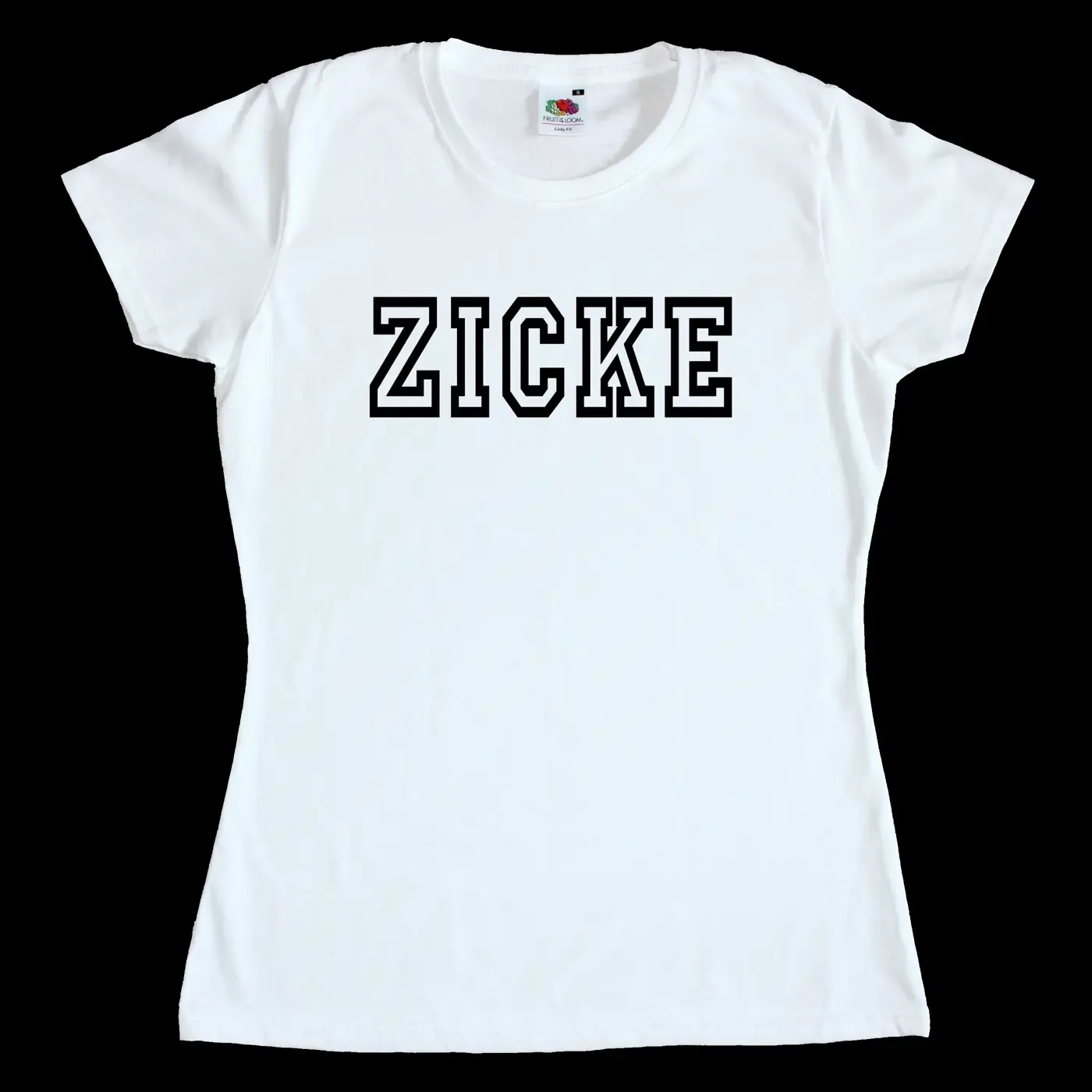 Damen T-Shirt mit Druck Zicke
