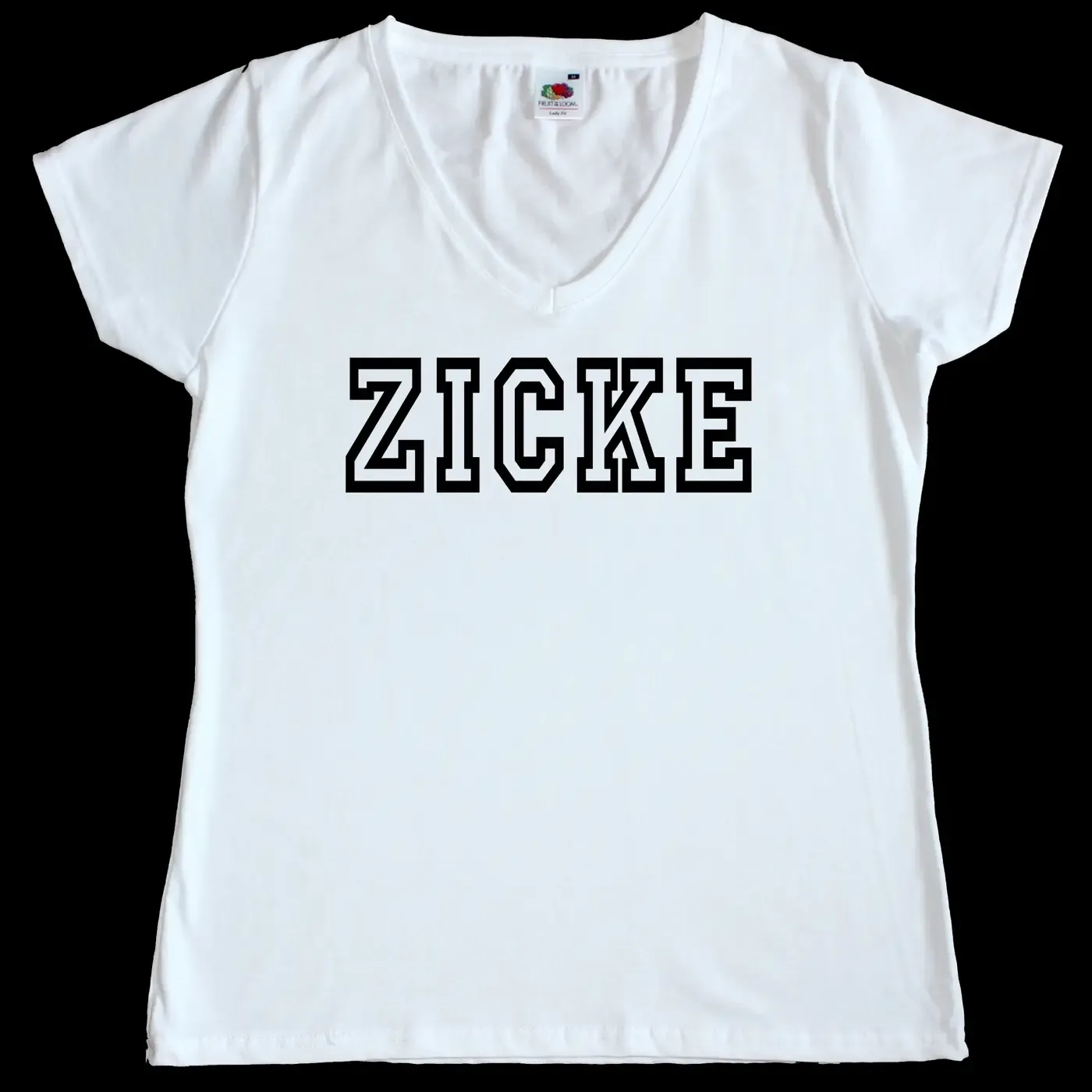 Damen T-Shirt mit Druck Zicke