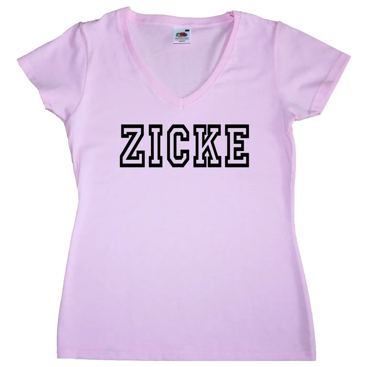 Damen TShirt mit Aufdruck Zicke