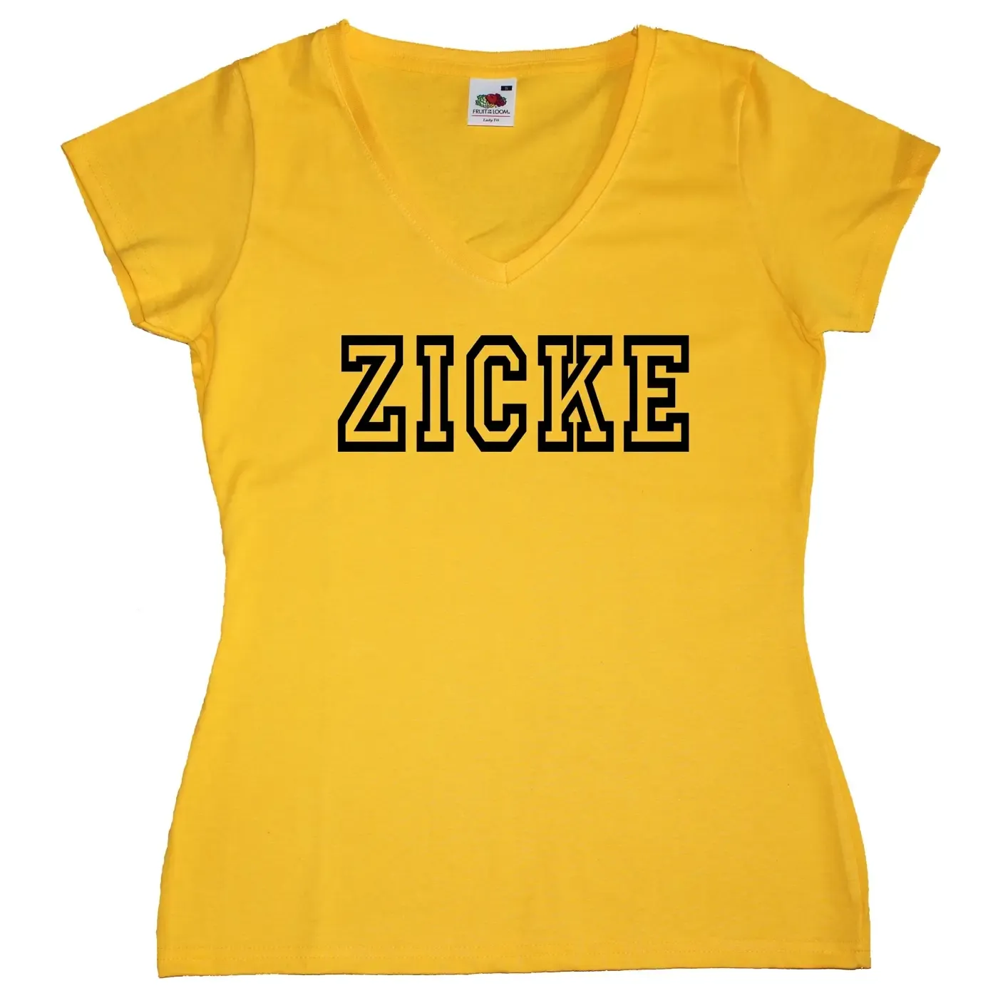 Party Damen T-Shirt mit Druck Zicke