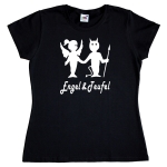 Fun Damen T-Shirt - Engel & Teufel