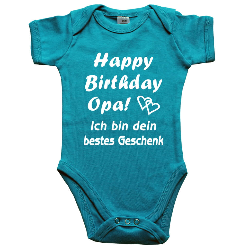 Geburtstags-Body Papa Mama Oma Opa Tante Onkel MIT Wunschname Baby-Body 